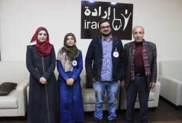 زيارة وفد من الصليب الأحمر لمركز إرادة