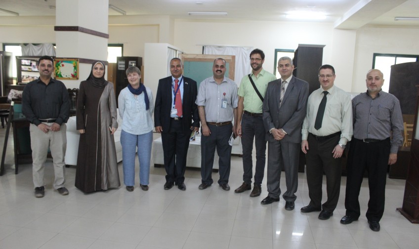 A delegation from the KfW Development Bank and United Nation Development Program Visits IRADA